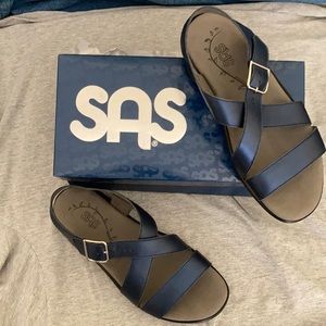 S.A.S laguna blue perlato sandal 9W new